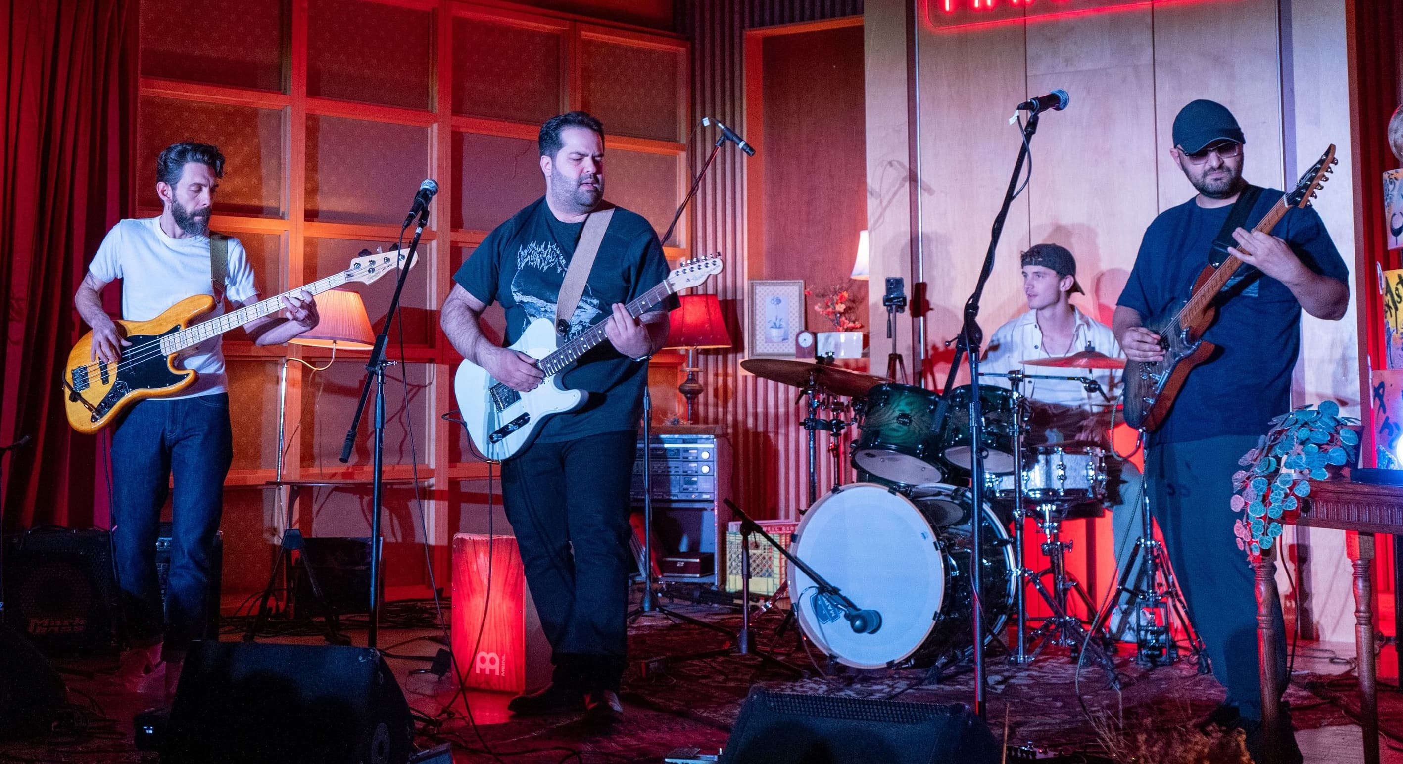 Edrock band performing live